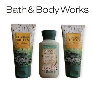 Rare Bath & Body Works Chasing Fireflies Mini Set HTF